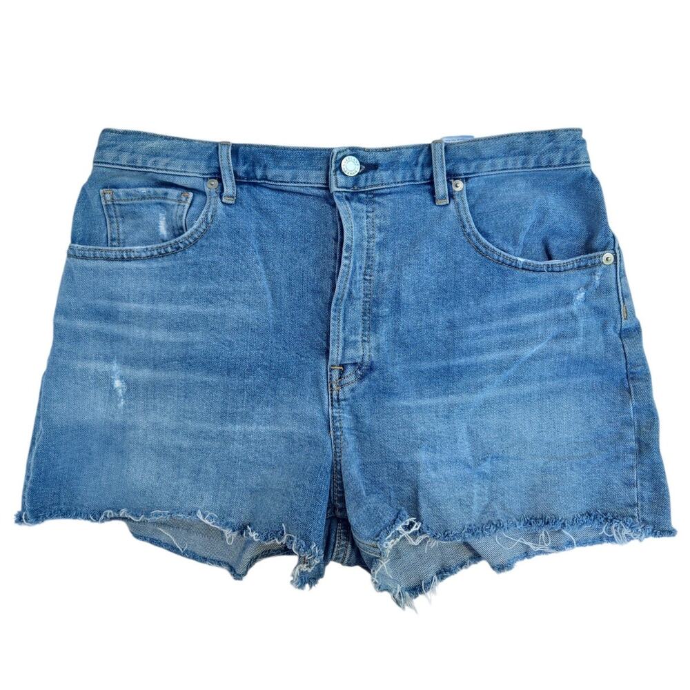 Everlane | The 3" Cheeky Denim Cutoff Shorts w/Button Fly | Size 31